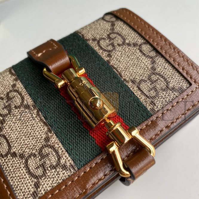 GUCCI JACKIE 1961 CARD CASE WALLET 645536 (17*11cm)